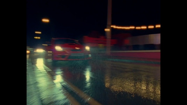 Video Reference: night, car, city, road, lights