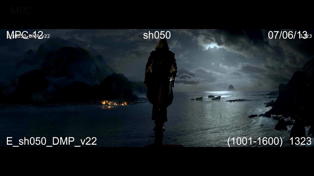 Video Reference: atmosphere, sky, darkness, screenshot, water, midnight, photo caption, computer wallpaper, Person