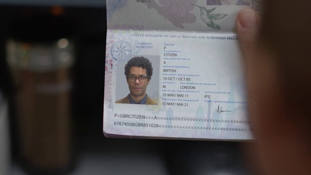 Video Reference: Identity document, Forehead, Text, Passport, Signature