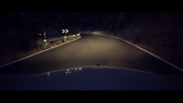 Video Reference: atmosphere, night, mode of transport, light, sky, darkness, lighting, road, line, fixed link