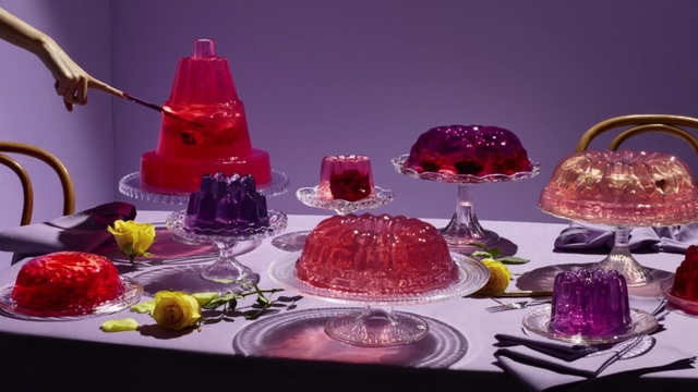 Video Reference: Purple, Red, Violet, Magenta, Pink, Glass, Party favor, Table, Tableware, Confectionery
