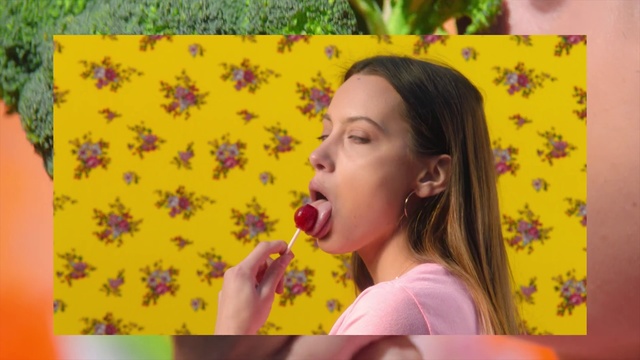 Video Reference: Facial expression, Yellow, Nose, Happy, Mouth, Summer, Fun, Flower, Plant, Smile