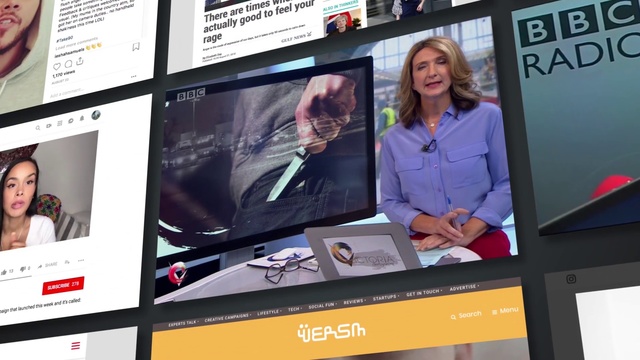 Video Reference: Media, Website, Technology, Multimedia, Display advertising, Display device, Design, Electronic device, Advertising, Television