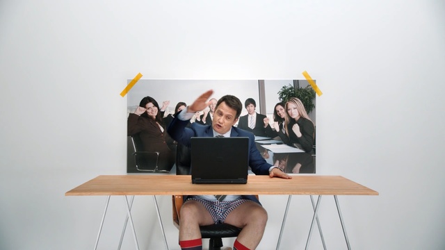 Video Reference: furniture, table, fun, Person