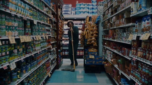 Video Reference: supermarket, grocery store, retail, inventory, convenience store, product, aisle, product, grocer, Person