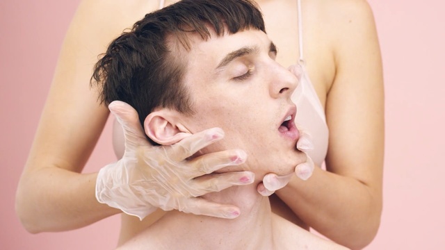 Video Reference: face, skin, chin, shoulder, cheek, neck, forehead, arm, mouth, jaw