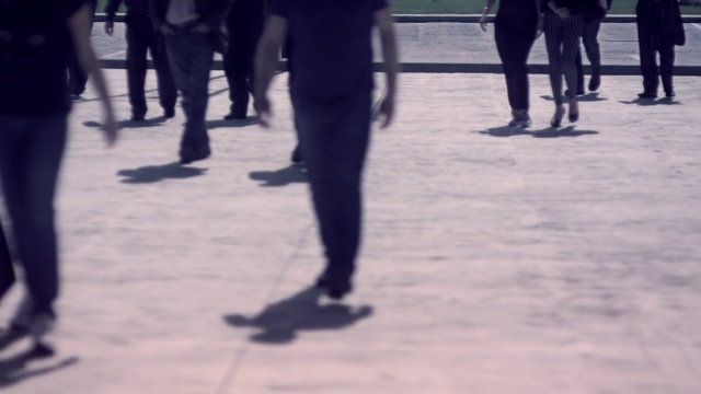 Video Reference: Leg, Snapshot, Standing, Walking, Human, Footwear, Pedestrian, Photography, Shadow, Human leg