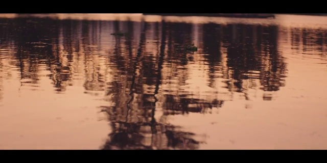 Video Reference: Reflection, Water, Nature, Water resources, Calm, Sky, Morning, Tree, Bayou, Lake, Person