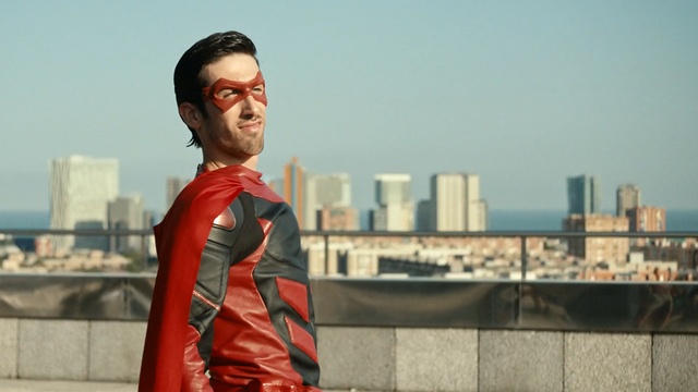 Video Reference: red, outerwear, temple, costume, sky