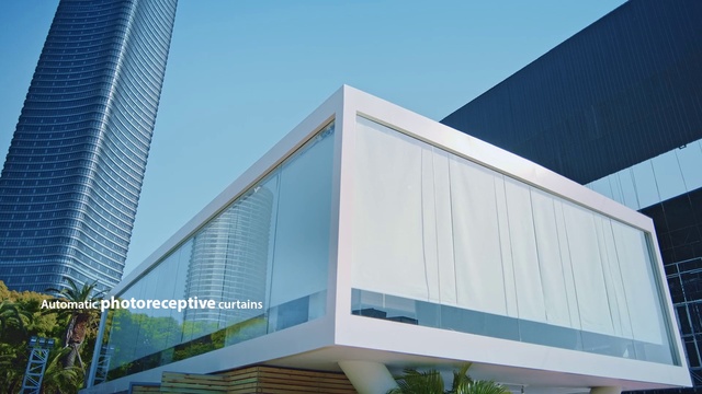 Video Reference: Architecture, Building, Property, Facade, Commercial building, Glass, Real estate, Material property, Corporate headquarters, House