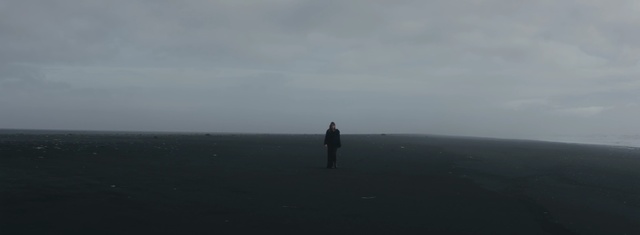 Video Reference: sky, horizon, cloud, sea, atmosphere, ocean, calm, morning, meteorological phenomenon, wind, Person