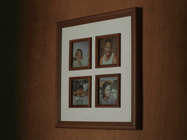 Video Reference: Brown, Picture frame, Wood, Rectangle, Art, Building, Hardwood, Event, Visual arts, Painting