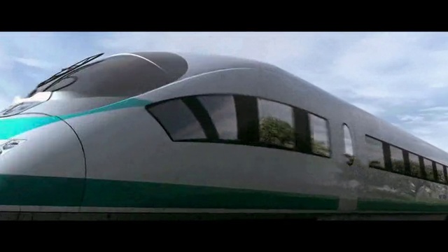 Video Reference: Train, High-speed rail, Vehicle, Transport, Railway, Rolling stock, Maglev, Mode of transport, Public transport, Bullet train