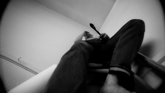 Video Reference: Black, White, Black-and-white, Monochrome photography, Leg, Monochrome, Arm, Footwear, Hand, Joint