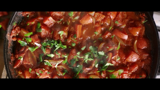 Video Reference: Food, Cuisine, Dish, Ingredient, Meat, Recipe, Side dish, Produce, Menemen, Curry