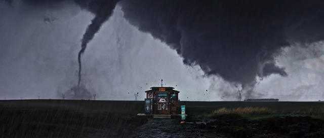 Video Reference: Sky, Geological phenomenon, Storm, Cloud, Tornado, Landscape, Vehicle, Thunderstorm, Smoke, Train, Steam, Coming, Track, Stack, Outdoor, Grass, Engine, Old, Throwing, Air, Country, Fire, Open, Going, Traveling, Corner, Pulling, Black, Mountain, Forest, Riding, Rocket