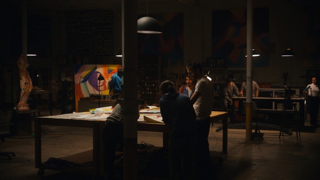 Video Reference: darkness, night, lighting, design, table, event, window, Person