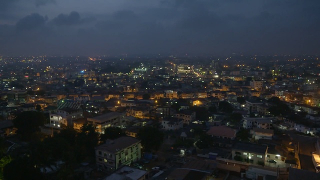 Video Reference: city, cityscape, urban area, metropolitan area, sky, night, suburb, residential area, skyline, metropolis