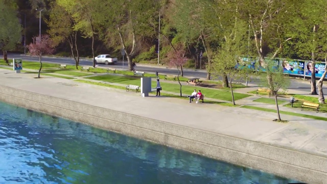 Video Reference: Waterway, Leisure, Water, Canal, Bank, Tree, Recreation, Park, Landscape, River