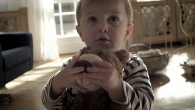 Video Reference: facial hair, mouth, human, finger, girl, ear, child, toddler, Person