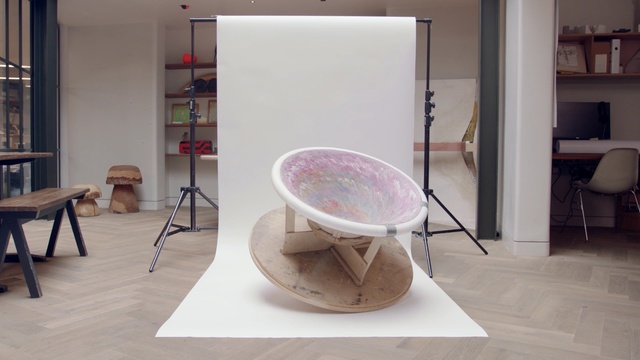 Video Reference: Interior design, Floor, Furniture, Room, Material property, Table, Chair, Marble, Tile, Flooring