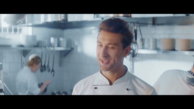 Video Reference: Chef, Cook, Chin, Jaw, Job, Muscle, Smile, Mouth, White-collar worker, Person