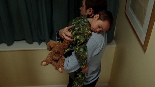 Video Reference: Child, Teddy bear, Arm, Toddler, Interaction, Hug, Room, Baby, Toy, Camouflage