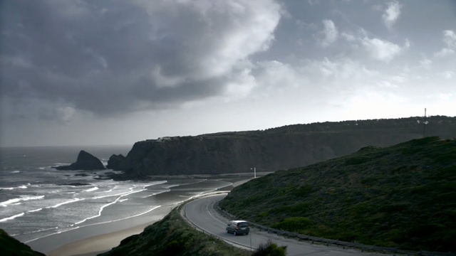 Video Reference: Nature, Sky, Coast, Highland, Headland, Cloud, Cliff, Sea, Shore, Terrain