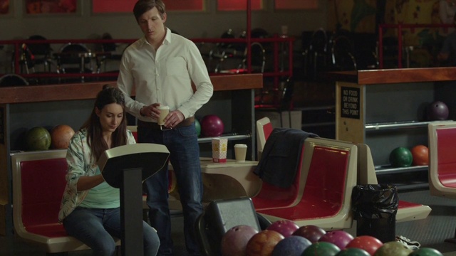 Video Reference: Bowling equipment, Bowling, Ten-pin bowling, Ball, Bowling ball, Arm, Duckpin bowling, Room, Fun, Games, Person