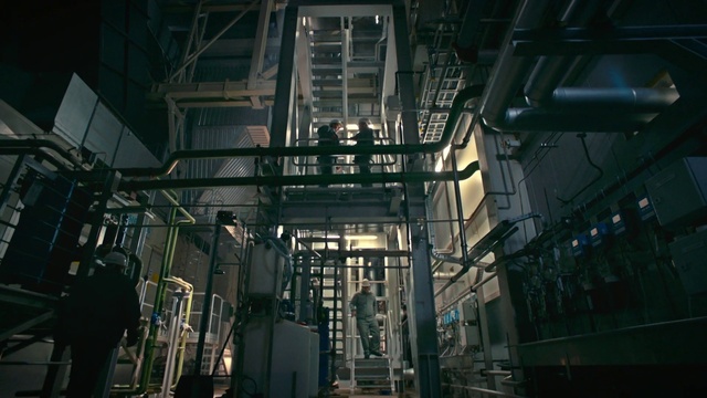 Video Reference: Metropolis, Industry, Metropolitan area, Darkness, Architecture, Factory, Building, City, Digital compositing, Midnight