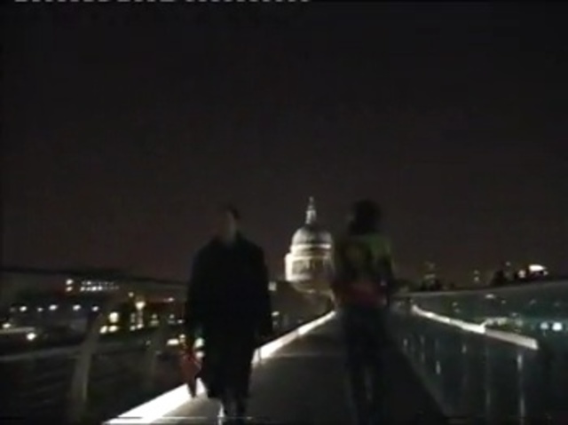 Video Reference: night, sky, mode of transport, infrastructure, darkness, city, atmosphere, metropolis, midnight, downtown, Person