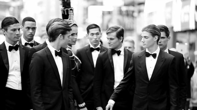 Video Reference: Photograph, Suit, Gentleman, Formal wear, Male, White-collar worker, Tuxedo, Event, Black-and-white, Photography, Person