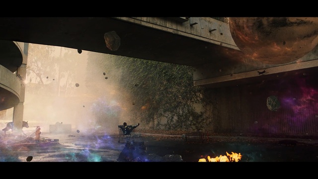 Video Reference: screenshot, darkness, computer wallpaper, pc game, smoke, sky