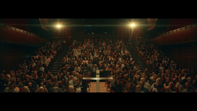 Video Reference: Audience, Auditorium, People, Crowd, Concert hall, Stage, Performing arts center, Theatre, Event, Performance