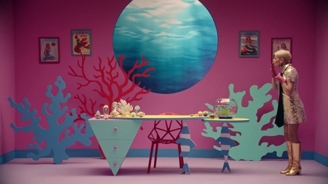 Video Reference: Pink, Illustration, Art, Magenta, World, Organism, Room, Tree, Theatrical scenery, Furniture, Indoor, Table, Girl, Photo, Woman, Front, Bedroom, Decorated, Little, Young, Holding, Colorful, Standing, Man, Desk, Computer, Large, White, Painted, Cake, Living, Playing, Blue, Kitchen, Cartoon, Painting, Text