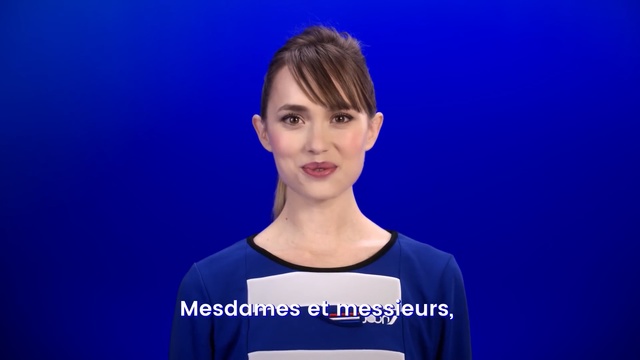 Video Reference: Hair, Blue, Face, Facial expression, Cobalt blue, Electric blue, Skin, Chin, Shoulder, Head, Person