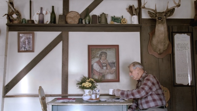 Video Reference: Shelf, Room, Furniture, Table, Interior design, Shelving, Art