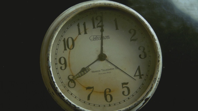 Video Reference: clock, watch, measuring instrument, gauge, font, home accessories, Person