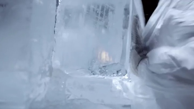 Video Reference: Freezing, Ice, Ice hotel, Water, Winter, Frost, Transparent material, Ice cave, Glacial landform