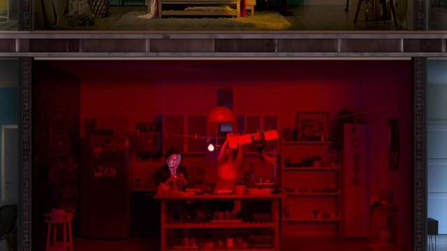 Video Reference: Red, Light, Room, Photography, Furniture, Screenshot