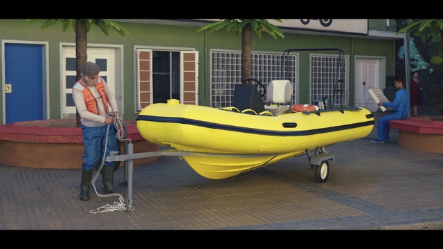 Video Reference: Water transportation, Vehicle, Inflatable boat, Boat, Yellow, Boating, Watercraft, Recreation, Dinghy, Boats and boating--Equipment and supplies