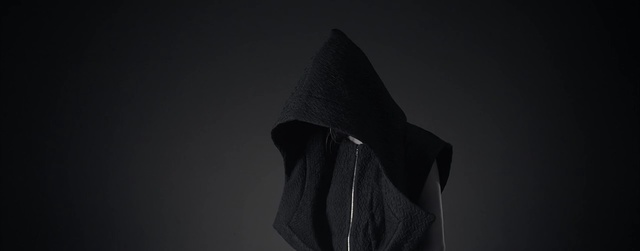 Video Reference: Black, White, Darkness, Black-and-white, Monochrome, Photography, Monochrome photography, Shoulder, Outerwear, Still life photography