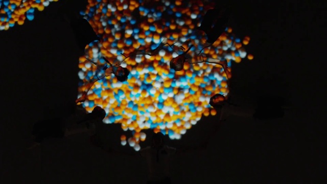 Video Reference: Blue, Light, Orange, Lighting, Sky, Fractal art, Night, Symmetry, Plant, Circle