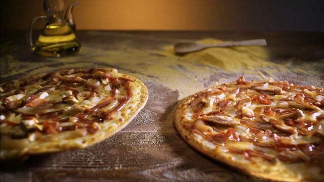 Video Reference: dish, pizza, tarte flambée, cuisine, zwiebelkuchen, flatbread, pizza cheese, baked goods, european food, italian food