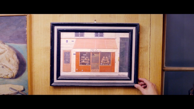Video Reference: picture frame, home, window, wood stain, paint, Person