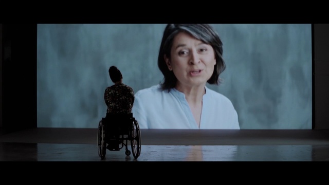 Video Reference: Sitting, Human, Sky, Wheelchair, Photography, Screenshot, Adaptation, Flash photography, Person