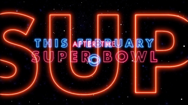 Video Reference: Text, Font, Neon, Neon sign, Electronic signage, Signage, Graphics, Graphic design, Space, Animation, Person