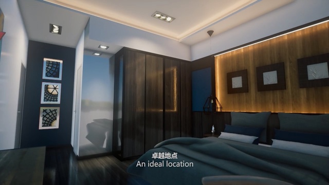 Video Reference: Room, Interior design, Ceiling, Property, Building, Bedroom, Furniture, Lighting, Wall, Floor