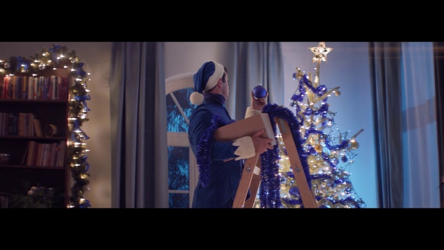 Video Reference: Photograph, Blue, Cobalt blue, Beauty, Purple, Fashion, Dress, Snapshot, Performance, Lighting