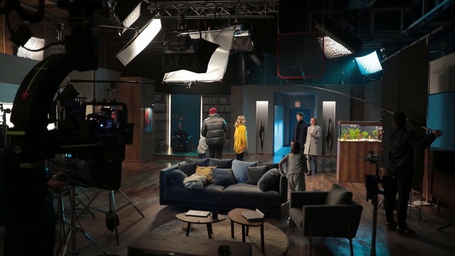 Video Reference: Building, Stage, Interior design, Room, Music venue